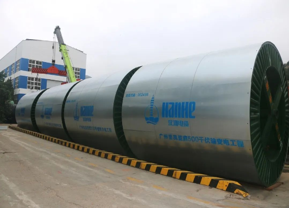 漢纜股份供廣州番禺楚庭500kV電纜系統(tǒng)首批電纜起運(yùn) 漢纜股份供廣州番禺楚庭500kV電纜系統(tǒng)首批電纜起運(yùn)