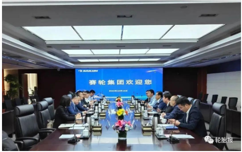 物產(chǎn)中大歐泰董事長(zhǎng)張飚拜訪(fǎng)賽輪集團(tuán) 會(huì)見(jiàn)輪胎油氣合作伙伴