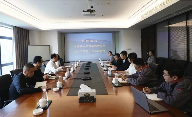 寧?？h人民檢察院檢察長蒞臨建新調研，為企業(yè)排憂解難